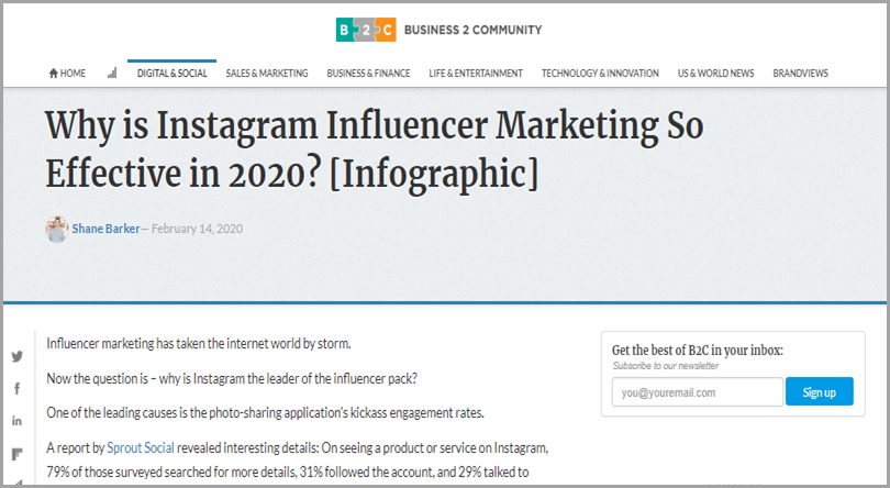 marketing d'influence instagram
